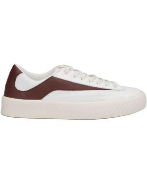 BY FAR Sneakers Leather, Textile Fibers - White