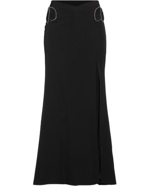 Tassos Mitropoulos Maxi Skirt Pes, Elastane - Black
