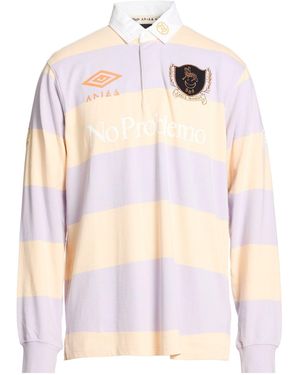 Aries X Umbro Lilac Polo Shirt Cotton - Pink