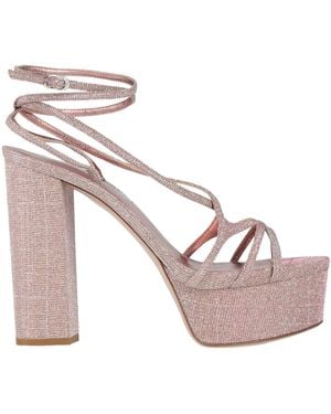 Le Silla Sandals Textile Fibers - Pink