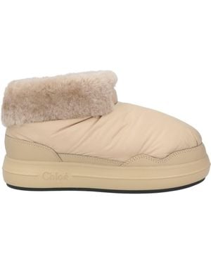 Chloé Ankle Boots - Natural