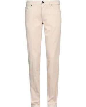 Trussardi Trousers Cotton - Natural
