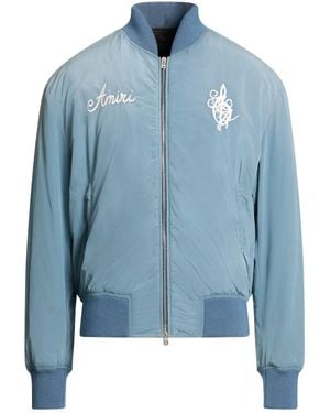 Amiri Slate Jacket Polyamide, Cotton - Blue