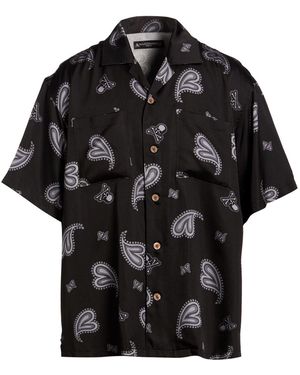 MASTERMIND WORLD Shirt Silk - Black