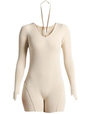 Jacquemus Tuta Corta - Bianco