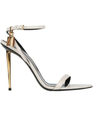Tom Ford Sandals Leather - White