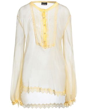 ERMANNO FIRENZE Top Silk, Linen, Cotton, Polyamide - White