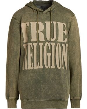 TRUE RELIGION Sweatshirts - Green