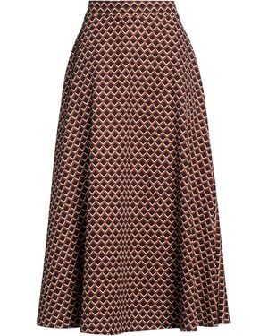 Altea Camel Midi Skirt Polyester, Elastane - Natural