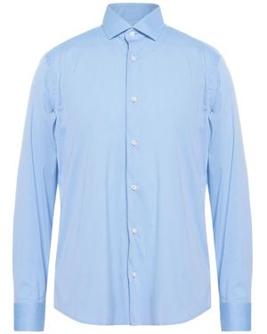 ZEGNA Sky Shirt Cotton, Polyamide, Elastane - Blue