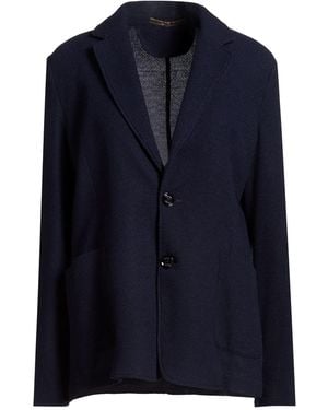 Moorer Blazer Wool, Viscose, Polyamide, Cashmere - Blue