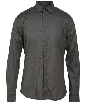 ARMANI EXCHANGE Shirt Cotton, Elastane - Gray