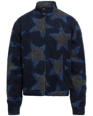 Tintoria Mattei 954 Jacket Polyester, Virgin Wool, Acrylic - Blue