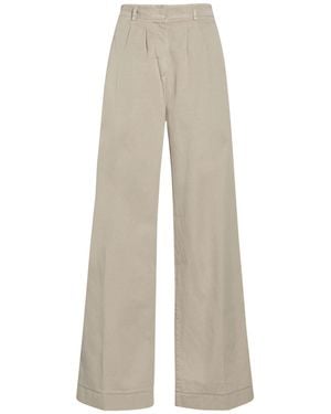 Palm Angels Pants Cotton - White