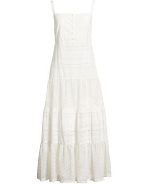 Marella Maxi Dress Cotton, Polyester - White