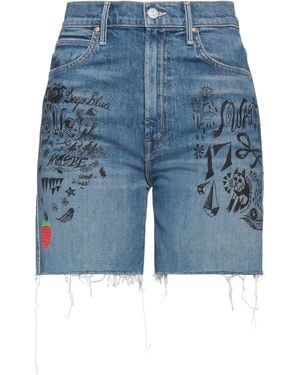 Mother Denim Shorts - Blue