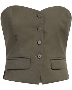 Aniye By Military Top Polyester, Viscose, Elastane - Green