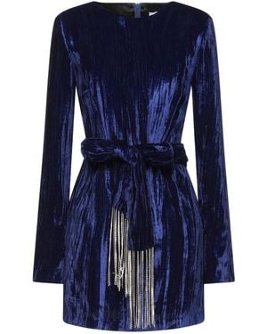 FACE TO FACE STYLE Mini Dress Polyester - Blue