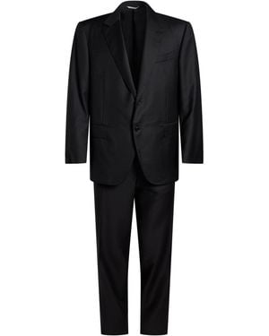 Canali Suit Wool - Black