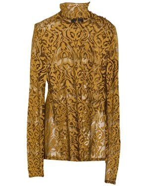 Sportmax Top Viscose, Polyamide - Yellow