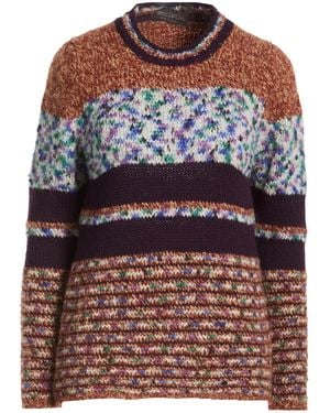 Fabrizio Del Carlo Jumper Merino Wool, Polyamide, Mohair Wool, Alpaca Wool, Cotton - Brown