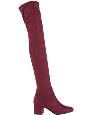 Steve Madden Knee Boots - Red