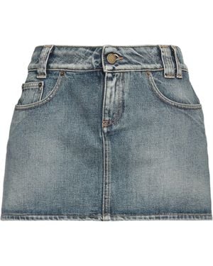 Alessandra Rich Denim Skirt - Blue