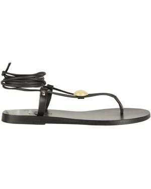 Ancient Greek Sandals Thong Sandal - Black