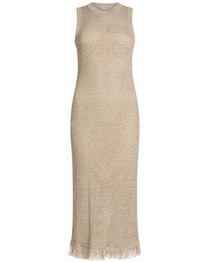 Peserico Midi Dress - Natural