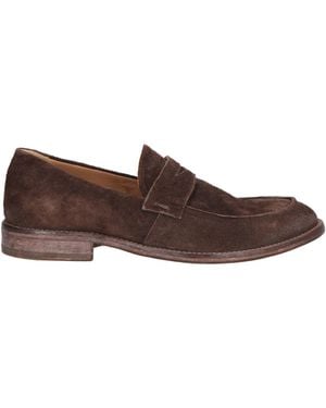 Moma Dark Loafers Leather - Brown