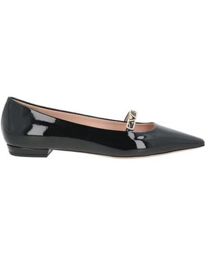 Emporio Armani Ballet Flats - Black