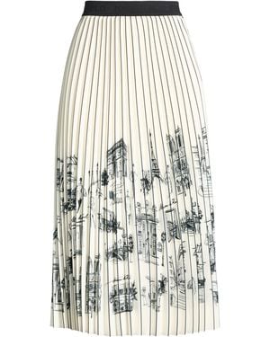 KARL LAGERFELD Midi Skirt - White