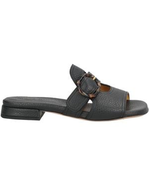 Mara Bini Sandals Leather - Black