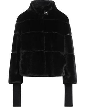 Patrizia Pepe Shearling & Teddy - Black