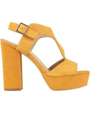 Bruno Premi Marigold Sandals Leather - Metallic