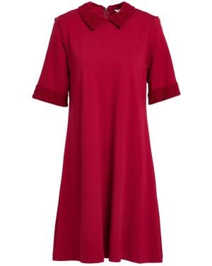 Caliban Mini Dress Viscose, Nylon, Elastane - Red