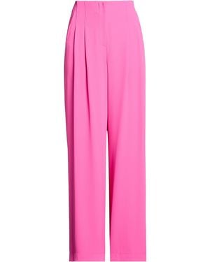 Kontatto Fuchsia Pants Polyester, Elastane - Pink