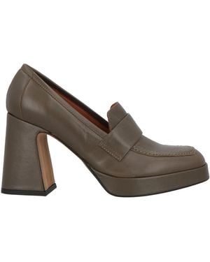 Ángel Alarcón Military Loafers Leather - Brown