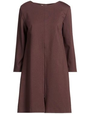 MEIMEIJ Mini Dress Viscose, Polyamide, Elastane - Brown