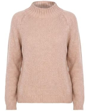 ROSSO35 Turtleneck Alpaca Wool, Polyester, Polyamide, Virgin Wool - Pink