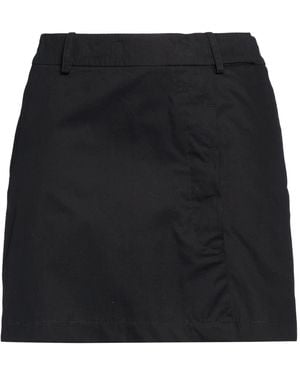 Alysi Crème Mini Skirt Cotton - Black