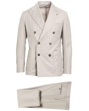 Tagliatore Suit Super 110S Wool - White