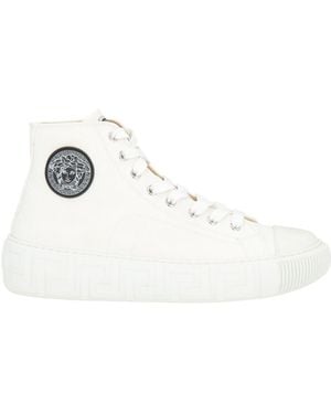 Versace Sneakers Textile Fibers - White