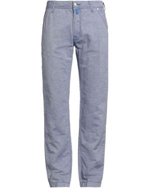 Jacob Cohen Azure Pants Linen, Cotton - Blue