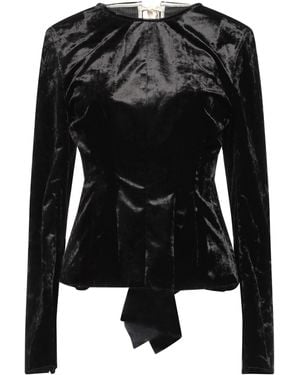 Uma Wang Top Viscose, Polyester, Cotton - Black