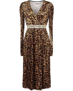 Aniye By Marigold Midi Dress Polyester, Elastane - Brown