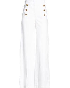 Seductive Jeans Cotton, Lyocell, Linen, Elastane - White