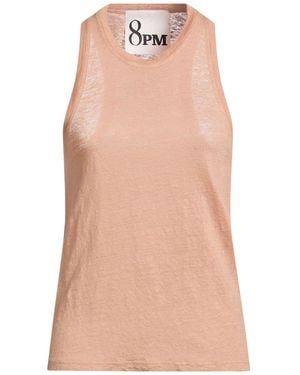 8pm Sand Tank Top Linen - Pink