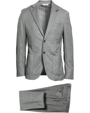 Paoloni Suit Virgin Wool, Elastane - Gray