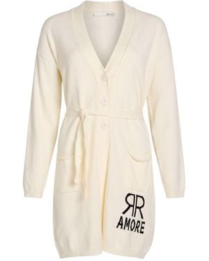 Relish Cream Cardigan Viscose, Polybutylene, Polyamide - White